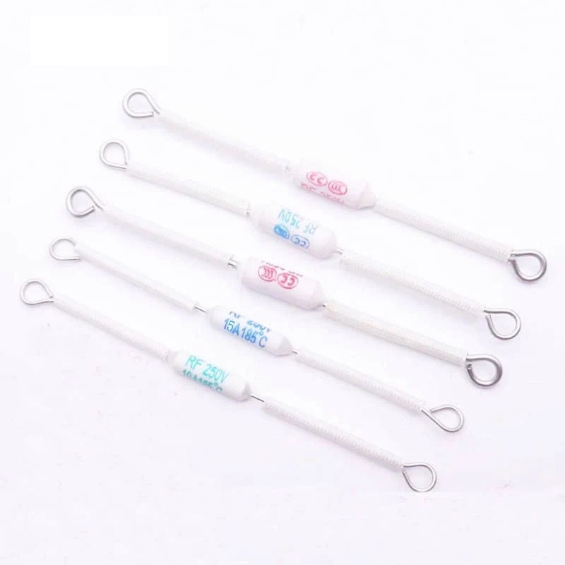 5Pcs RF Rice Cooker Ceramic Thermal Fuse Cutoff 250V 10A 15A 20A  Temperature Fuse
