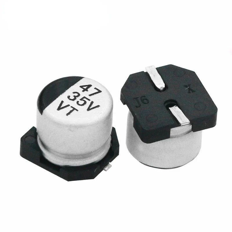 20Pcs SMD Capacitor 25V 35V 10UF 22UF 33UF 47UF 100UF 220UF 330UF 470UF Aluminum Electrolytic Capacitor