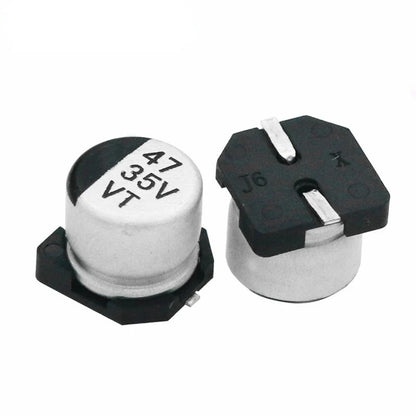20Pcs SMD Capacitor 25V 35V 10UF 22UF 33UF 47UF 100UF 220UF 330UF 470UF Aluminum Electrolytic Capacitor