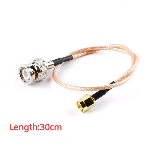 BNC-J Male To SMA-J Male Pug Connector RG316  RF Coax Cable Assembly Wire 15/30/50/100cm