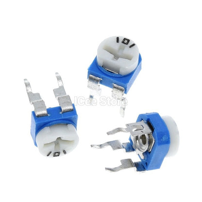 20Pcs RM065 Trimpot Trimmer Potentiometer 100 200 500 1K 2K 5K 10K 20K 50K 100K 200K 500K 1M Ohm Variable Resistor