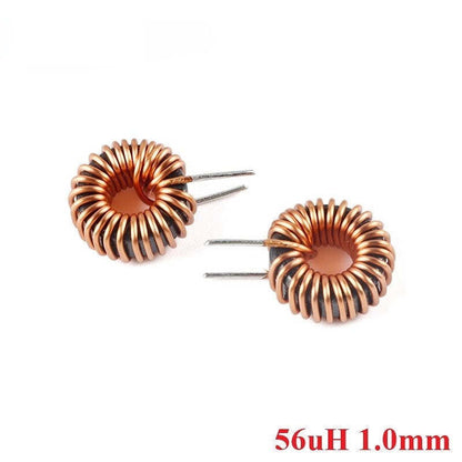 65125 Inductor Toroid Core Inductors Winding Magnetic Ring Inductance 10uH 22uH 33uH 47uH 56uH 68uH 100uH 220uH 330uH Toroidal Coil