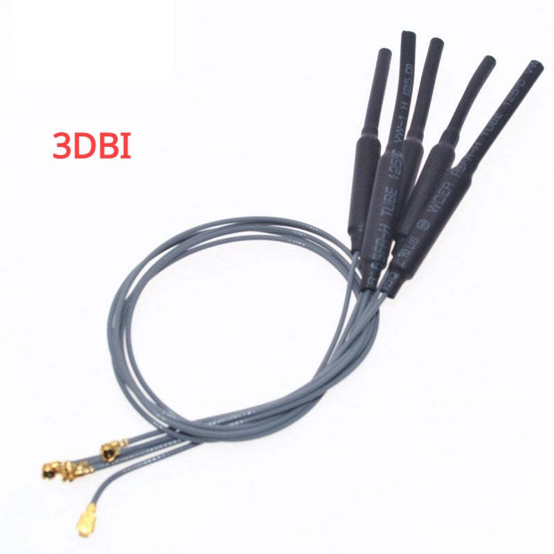 5Pcs 2.4GHz WIFI Antenna 3DBI Ufl IPX Connector Brass Inner Aerial 3DBI 15cm Length 1.13 Cable for HLK-RM04 ESP-07