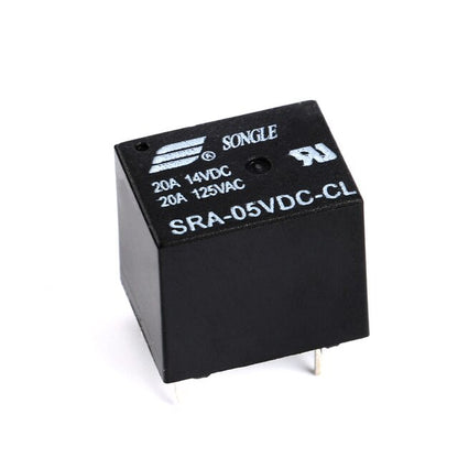 5Pcs Relays SRA-05VDC-CL 5V 12V 24V 20A 125VAC 5Pin T74 DC Power Relay