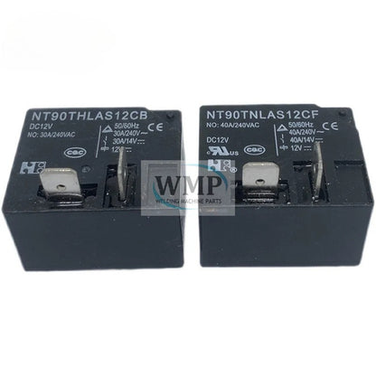 Original Relay NT90THLAS12CB NT90THLAS12CF 4Pin 12V 40A 30A Replace MPQ4-S-112D-A SLI-S-112DM HF2160-1A-12DE for Aircon Air conditioning / Water Heater New