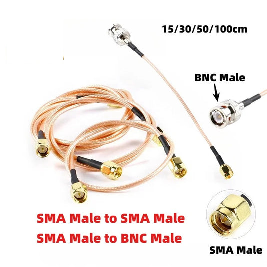 SMA-J Male To SMA-J Male Connector wire RG316 Connector wire  SMA-J To BNC-J Connector wire RF Coax Cable Connector Assembly 15/30/50/100cm