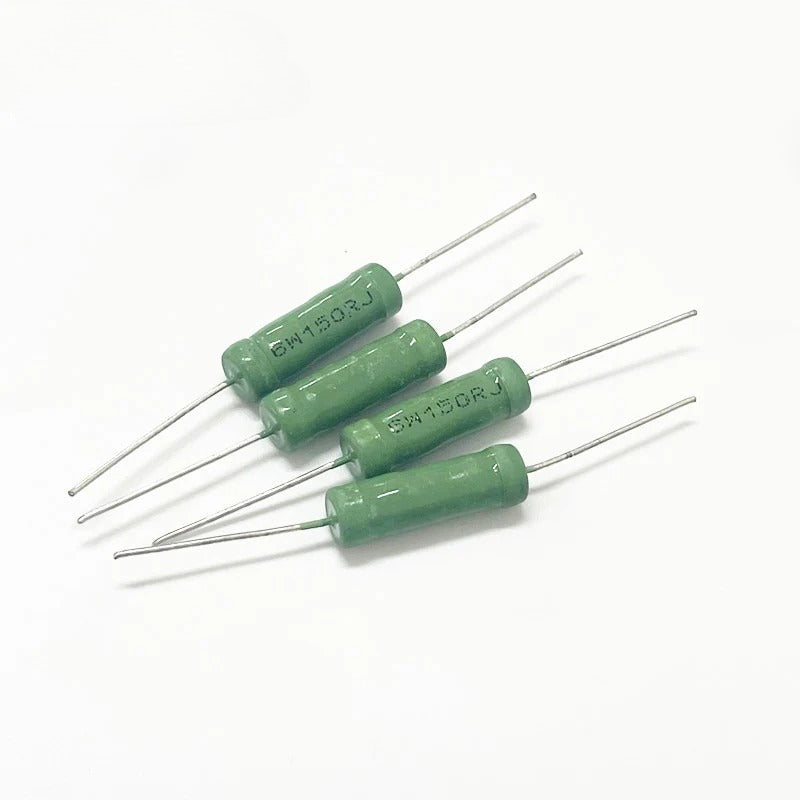 5Pcs RX24 Wirewound Crossover Resistors 5W 6W - 10R 20R 30R 47R 51R 100R 150R 200Ω 1K 10K