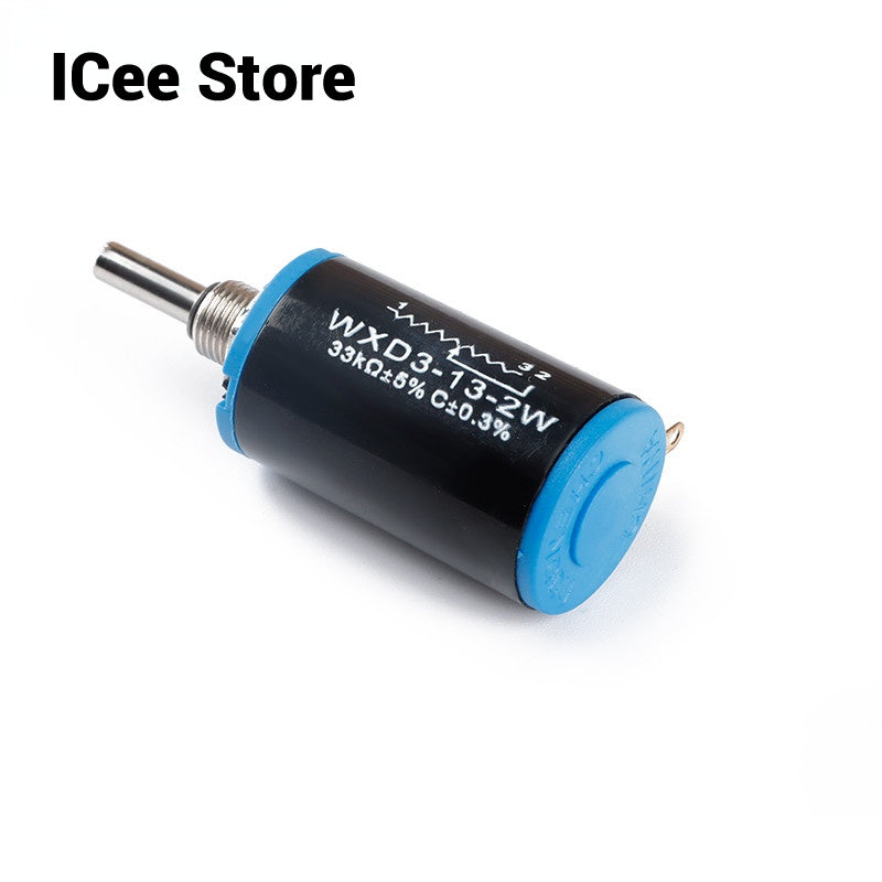 WXD3-13 2W Wirewound Potentiometer 100 220 470 1K 2.2K 4.7K 6.8K 10K 22K 100K Ohm WXD3-13-2W Linear Rotary Potentiometer