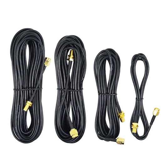 RG174 SMA To SMA RP SMA Male Plug & Female Jack Crimp Straight & Right Angle RF Coaxial Connector Pigtail Jumper Cable