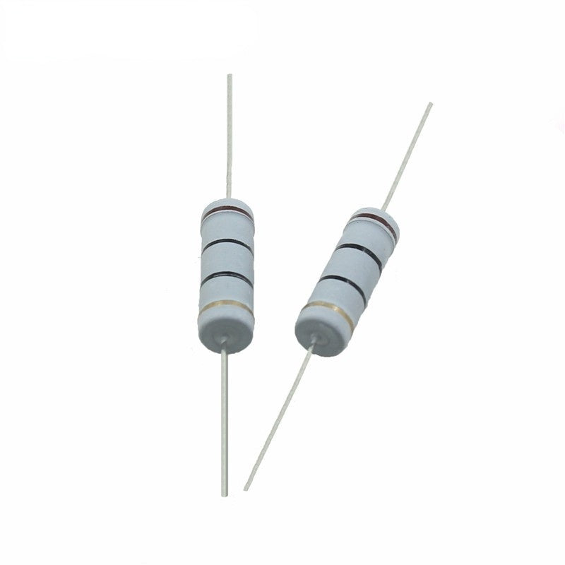 10Pcs 5W Carbon Film Resistor 5% 24Values 1R ~ 1M 2.2R 10R 22R 47R 51R 100R 150R 470R 1K 2K 4.7K 10K 47K 1 2.2 10 22 47 51 100 150 470 Ohm