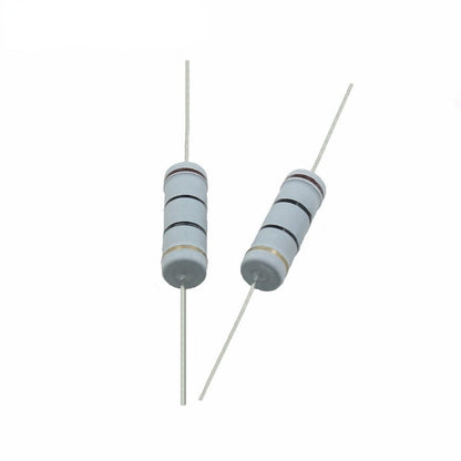 10Pcs 5W Carbon Film Resistor 5% 24Values 1R ~ 1M 2.2R 10R 22R 47R 51R 100R 150R 470R 1K 2K 4.7K 10K 47K 1 2.2 10 22 47 51 100 150 470 Ohm