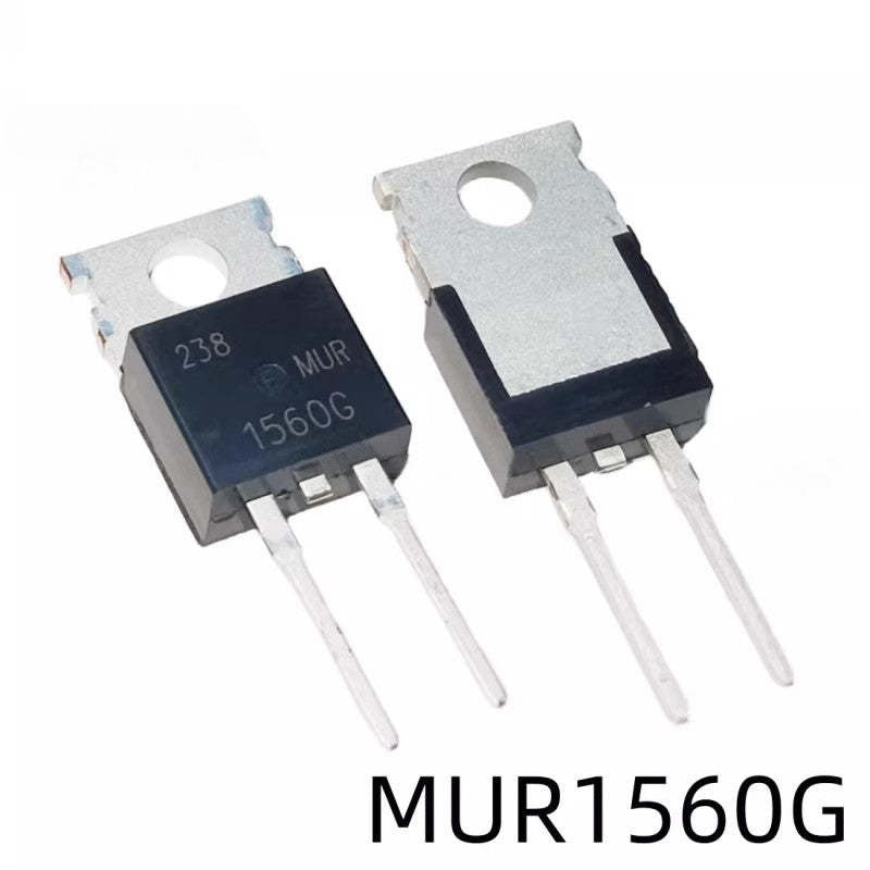 5Pcs Original MUR1560G MUR1560 Ultrafast Recovery Diode 600V 15A TO-220-2