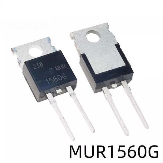 5Pcs Original MUR1560G MUR1560 Ultrafast Recovery Diode 600V 15A TO-220-2