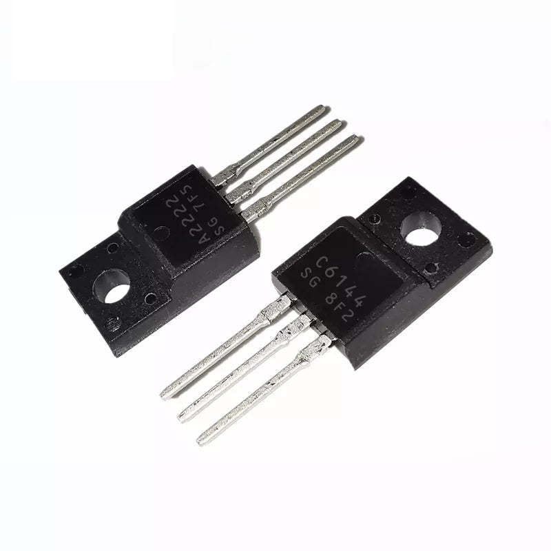 5Pcs Original Transistor 2SA2222 2SC6144 TO220F A2222 C6144