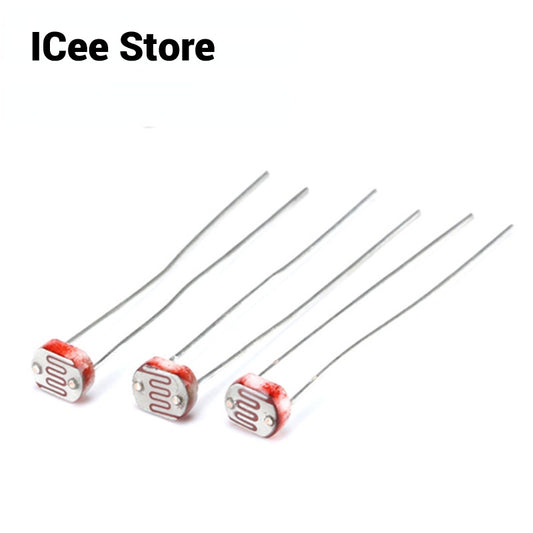 100Pcs LDR Photo Light Sensitive Resistor Photoelectric Photoresistor GL5528 5537 5506 5516 5539 5549 for Arduino