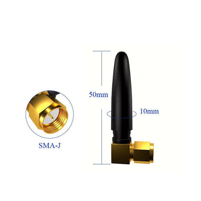 2Pcs GSM 2G 3G GPRS Elbow Glue Stick Antenna SMA-J Omnidirectional High Gain 2.5dbi Wireless Module Digital Transmission Radio
