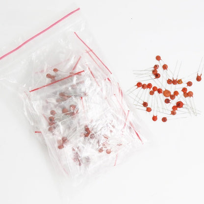 100pcs Ceramic Capacitor Set Assorted Kit 50V 5pF-0.22uF