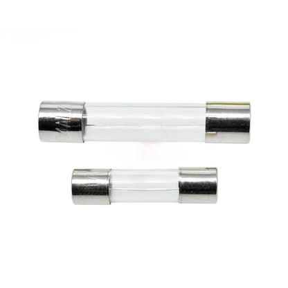 10Pcs 5x20mm 6x30mm Glass Tube Fuse Kit 250V 0.1A 0.2A 0.5A 0.8A 1A 2A 2.5A 3A 4A 5A 6.3A 7A 8A 10A 12A 15A 20A 30A AMP Circuit Fast Blow Fuses