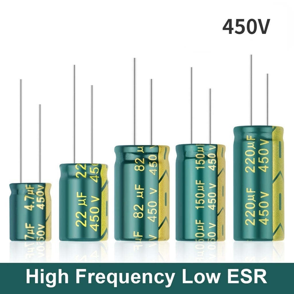 Aluminum Electrolytic Capacitor 450V High Frequency Low ESR 450V 4.7UF 6.8UF 22UF 33UF 47UF 68UF 100UF