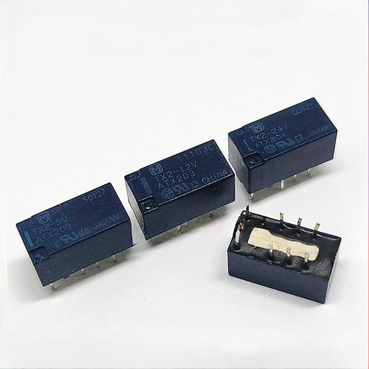 2‌Pcs Original G6S-2 TX2 NEC EC2 Relay 3V 5V 12V 24V EC2-4.5NU EC2-5NU EC2-12NU EC2-24NU