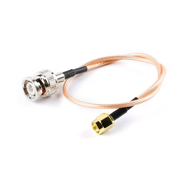 BNC-J Male To SMA-J Male Pug Connector RG316  RF Coax Cable Assembly Wire 15/30/50/100cm