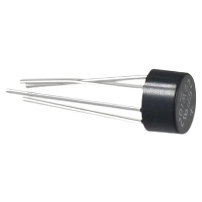 10Pcs 2W10 2A 1000V Bridge Rectifier DIP-4 2W10 Silicon Diodes Single Phase DIP-4 Round Bridge Rectifier