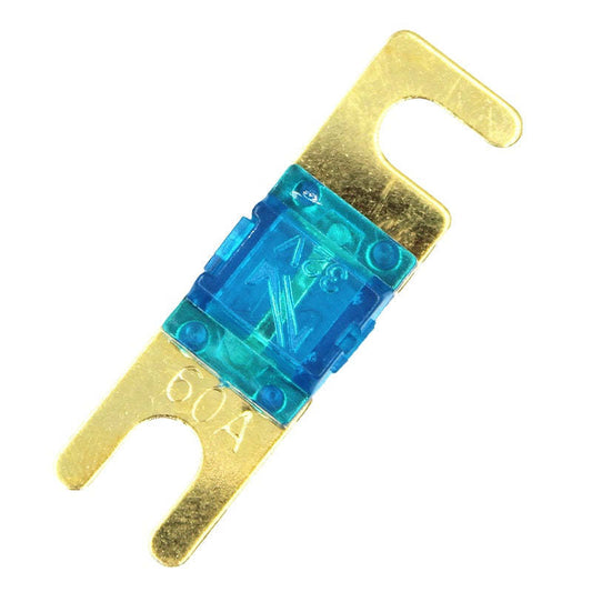 2Pcs ANS Gold Plated Stud Car Fuses Mini Car Stereo Audio AFS Fuse 20A 30A 40A 50A 60A 70A 80A 100A 125A 150A 175A 200A