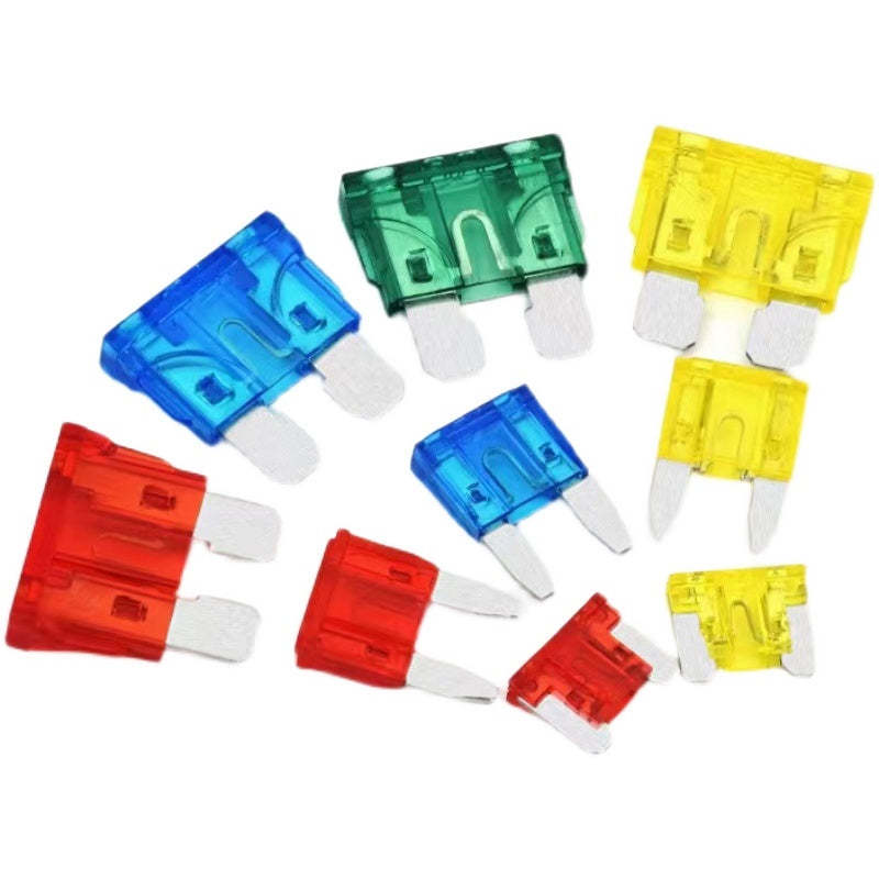 10Pcs Mini Small Medium Size Blade Car Fuse for Auto Car Truck 5A 7.5A 10A 15A 20A 30A 35A 40A