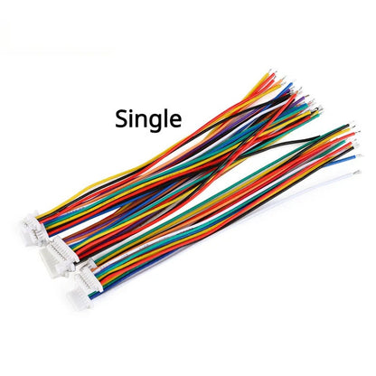 10Pcs SH1.0 Wire Cable Connector DIY SH1.0 JST 2/3/4/5/6 Pin Electronic Line Single Double Terminal Plug 28AWG 10cm