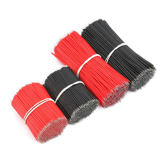 100/50Pcs Tin-Plated Breadboard PCB Solder Cable 22AWG 6 Color 6cm 10cm 20cm Fly Jumper Wire Cable Tin Conductor Wires 1007-22AWG Connector Wire