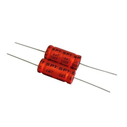2Pcs Original SPT Capacitor Red Non Polar Capacitor NP 100V 1.5UF 2.2UF 3.3UF 4.7UF 5.6UF 6.8UF 10UF 12UF 22UF 33UF 47UF