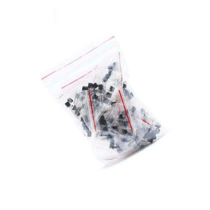 180Pcs  TO-92 18 Values Transistor Assorted Kit 2N2222 S9013 S9014 S9015 S9018 S8050 S8550 5551 5401 2N3904 2N3906 C1815