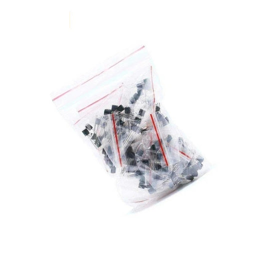180Pcs  TO-92 18 Values Transistor Assorted Kit 2N2222 S9013 S9014 S9015 S9018 S8050 S8550 5551 5401 2N3904 2N3906 C1815