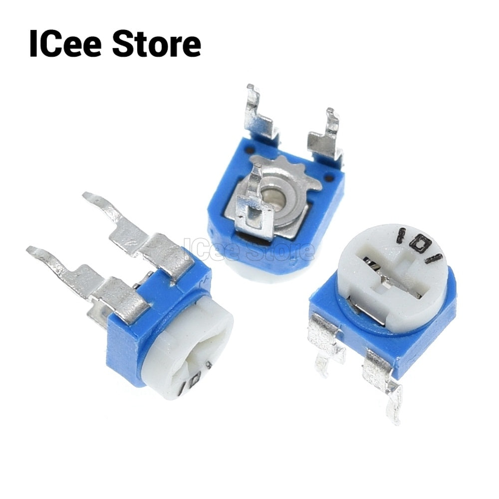 20Pcs RM065 Trimpot Trimmer Potentiometer 100 200 500 1K 2K 5K 10K 20K 50K 100K 200K 500K 1M Ohm Variable Resistor
