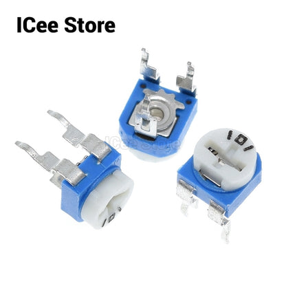 20Pcs RM065 Trimpot Trimmer Potentiometer 100 200 500 1K 2K 5K 10K 20K 50K 100K 200K 500K 1M Ohm Variable Resistor