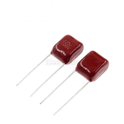100Pcs CBB Capacitors P5 63V 100V 102J 472J 103J 223J 473J 104J 474J 105J 224J CBB Capacitor P=5MM