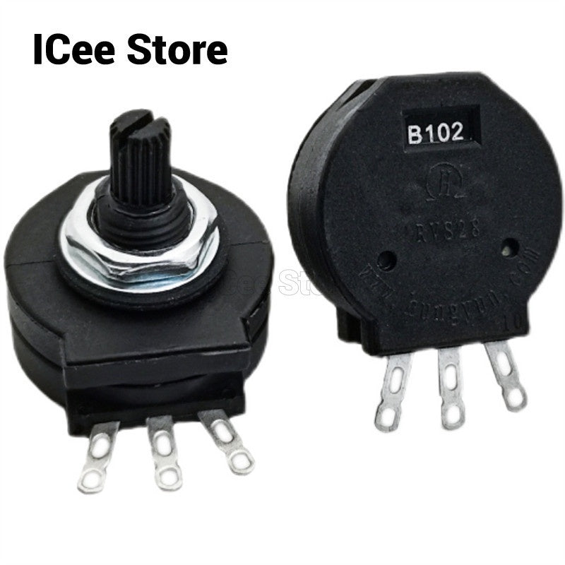 Original Potentiometer RVS28P 3Pin 1K 5K 10K 100K 1M for Welding Machine switch RVS28 B102 B103 B223 B472 B474 B502