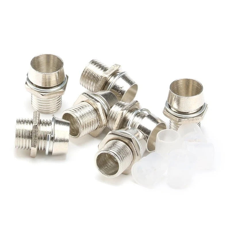 10Pcs Copper Metal 3MM 5MM Light Emitting Diode LED Holder Mount Panel Display Wholesale