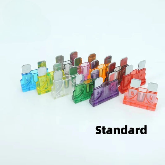 20Pcs Medium Car Fuse Standard Fuse Blade Insert auto Car Truck ZINC Pins 1A 2A 3A 4A 5A 7.5A 10A 15A 20A 25A 30A 35A 40A 50A
