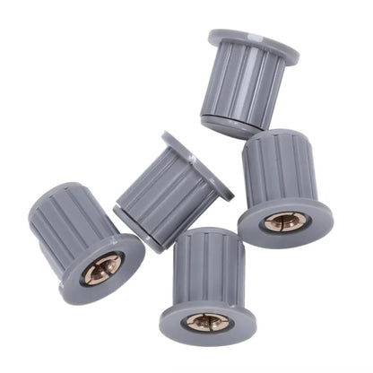 5Pcs Plastic Knob Potentiometer Knob Cap Copper Core Knob Cap Aperture 4mm for WXD3 WH5-1A