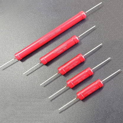 1Pc HVR80-5W Non Inductive Red high voltage resistor 2K 10K 100K 1M 5M 30M 150M