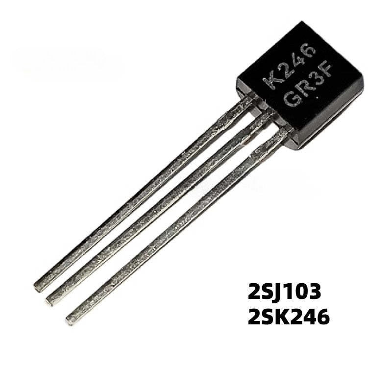 5Pcs Original 2SJ103 2SK246 Matched FET Pairs J103 K246 TO-92 Field-Effect Transistors for Hi-Fi Audio