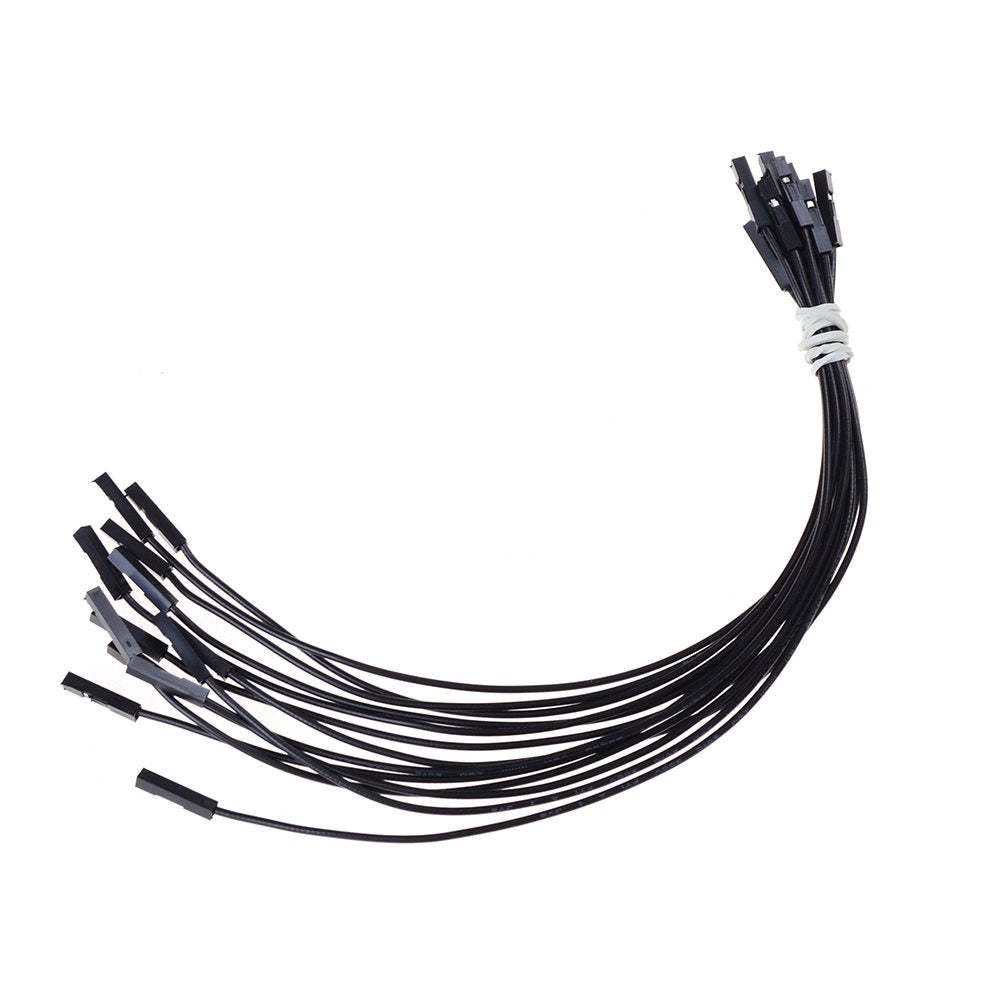 20Pcs 26AWG Soft Silicon Wire 1Pin Female To Female Jumper Wire Dupont Cable 25cm
