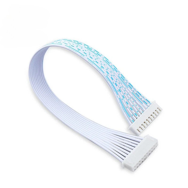 XH2.54mm Pitch blue White Wire Ribbon Cable Single/Double Head 2/3/4/5/6 Pin Line length 20cm Connector Cable XH2.54