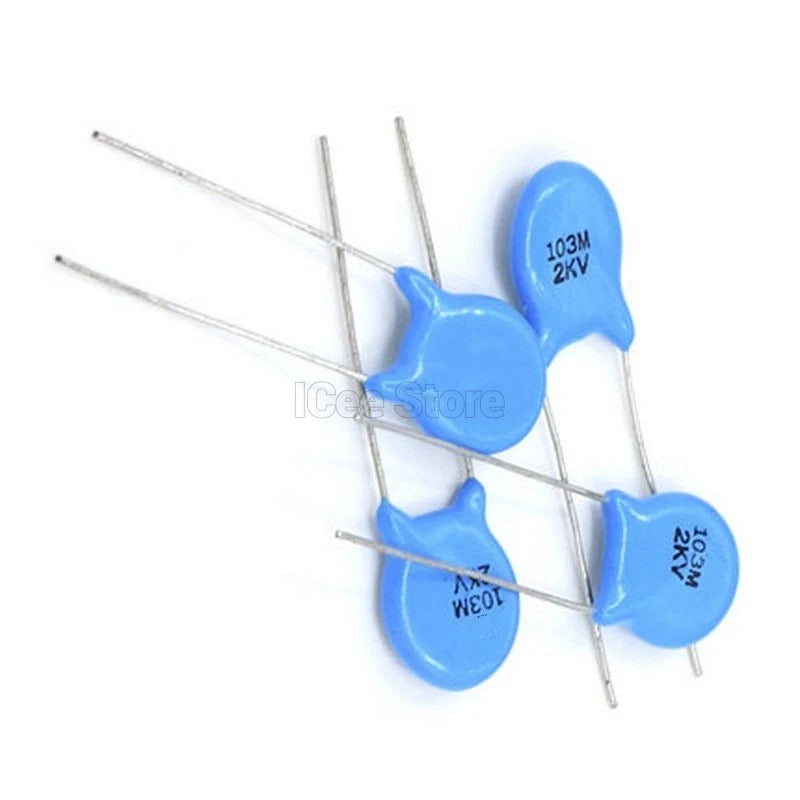50Pcs High Voltage Ceramic Capacitor 1KV 2KV 3KV 5PF 30PF 47PF 56PF 100PF 220PF 1NF 2.2NF 3.3NF 4.7NF 10NF 100NF 471 222 223 103