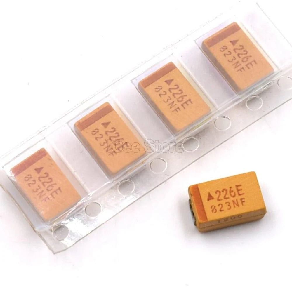 10Pcs C Case 6032 Tantalum Capacitors 10UF 22UF 33UF 47UF 100UF 220UF 330UF 470UF 10V 16V 25V 35V