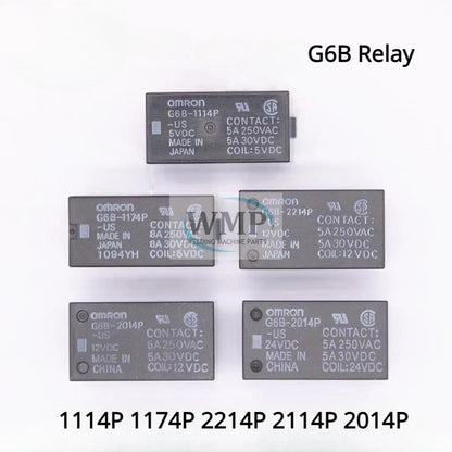 Original G6B Relay 1114P 1174P 2214P 2114P 2014P G6B-1114P-US-24VDC G6B-1174P-US-24VDC G6B-2114P-US-24VDC G6B-2214P-US-24VDC New