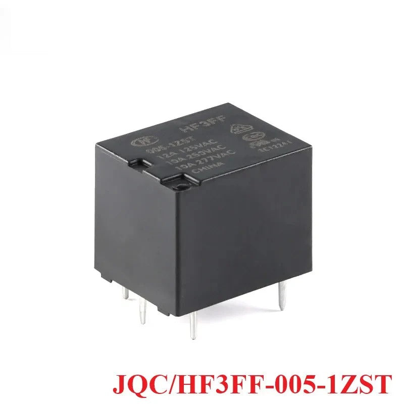 5Pcs Original Power Relay HF3FF 4Pin 5Pin 5V 12V 24V