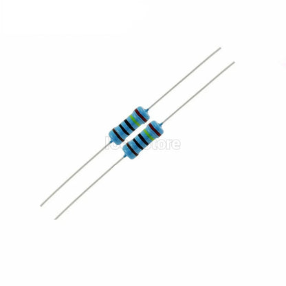 10Pcs 3W Metal Film Resistors 1% 10R 1K 10K 100K 1M 4.7K 5.1K