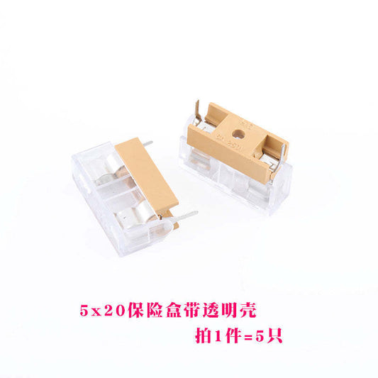Fuse Holder for Glass Fuse Tube 5X20mm 6X30mm Fuse Box Fuse Clip BLX-A